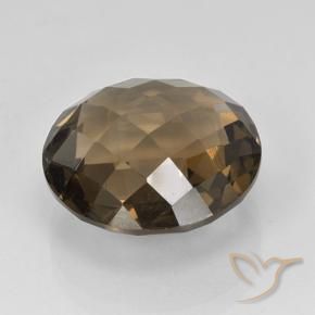 Quarzo fumé Marrone medio-scuro naturale da 8.38 ct, Rotondo, VVS-VS