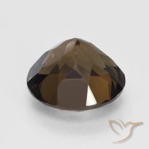 Quarzo fumé Marrone naturale da 5.80 ct, Rotondo, VVS