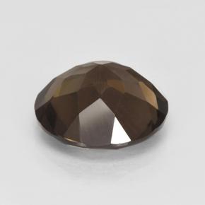 Quarzo fumé Marrone cioccolato naturale da 4.98 ct, Taglio rotondo, VVS