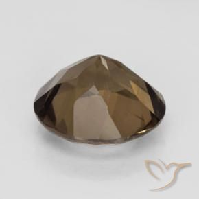 Quarzo fumé Pan di zenzero marrone naturale da 5.45 ct, Rotondo, VVS-VS