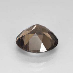 Quarzo fumé naturale marrone da 4,85 ct, taglio rotondo, VVS