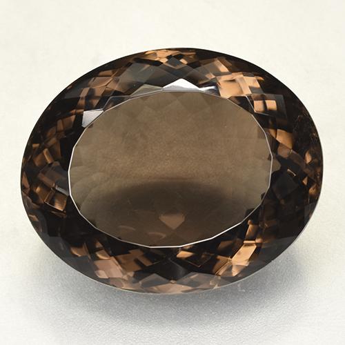 Quarzo fumé Marrone naturale da 89.26 ct, Taglio ovale, IF