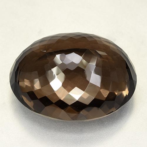 Quarzo fumé Marrone naturale da 89.26 ct, Taglio ovale, IF
