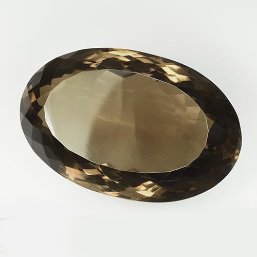 Quarzo fumé Marrone Noce naturale da 106.13 ct, Taglio ovale, IF
