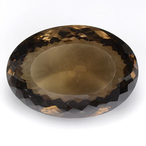 Quarzo fumé Marrone naturale da 94.99 ct, Taglio ovale, IF