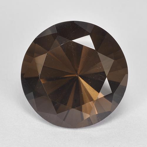 Quarzo fumé naturale marrone da 7,51 ct, taglio rotondo, VVS-VS