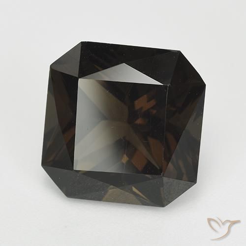 Quarzo fumè Marrone cioccolato naturale da 7.38 ct, Ottagonale / Taglio smeraldo, VVS