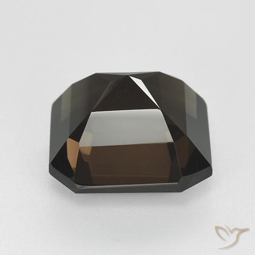 Quarzo fumé Marrone cioccolato naturale da 8.68 ct, Ottagonale / Taglio smeraldo, VVS