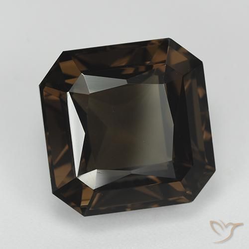 Quarzo fumè Marrone naturale da 11.91 ct, Ottagonale / Taglio smeraldo, VVS