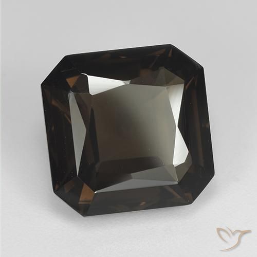 Quarzo fumè Marrone cioccolato naturale da 9.00 ct, Ottagonale / Taglio smeraldo, VVS