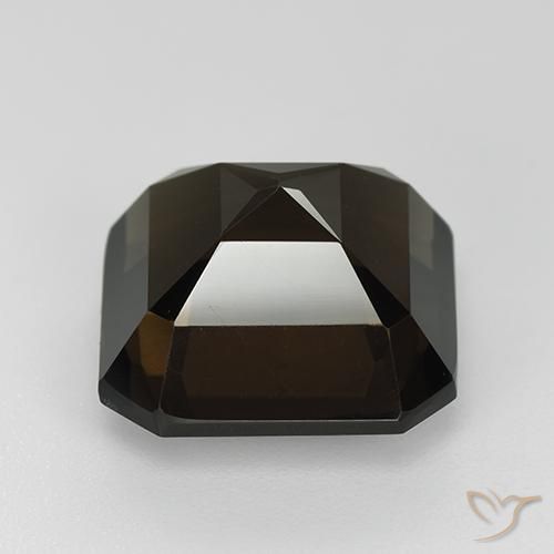 Quarzo fumè Marrone cioccolato naturale da 9.00 ct, Ottagonale / Taglio smeraldo, VVS