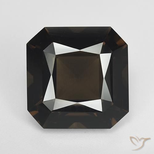 Quarzo fumè Marrone medio naturale da 12.19 ct, Ottagonale / Taglio smeraldo, VVS