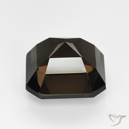 Quarzo fumè Marrone scuro naturale da 7.54 ct, Ottagonale / Taglio smeraldo, VVS