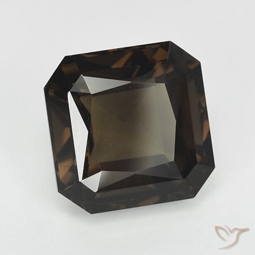 Quarzo fumé Marrone medio naturale da 9.08 ct, Ottagonale / Taglio smeraldo, VVS