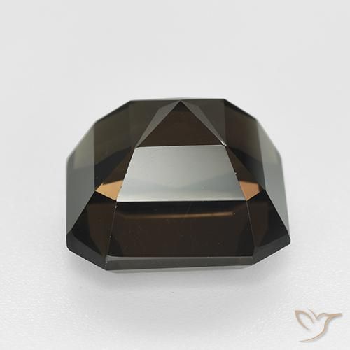 Quarzo fumé Marrone medio naturale da 9.08 ct, Ottagonale / Taglio smeraldo, VVS