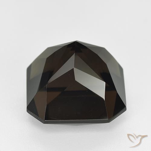 Quarzo fumé Marrone medio naturale da 15.03 ct, Ottagonale / Taglio smeraldo, VVS
