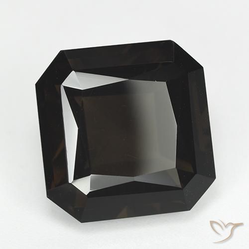 Quarzo fumè Marrone scuro naturale da 14.30 ct, Ottagonale / Taglio smeraldo, VVS