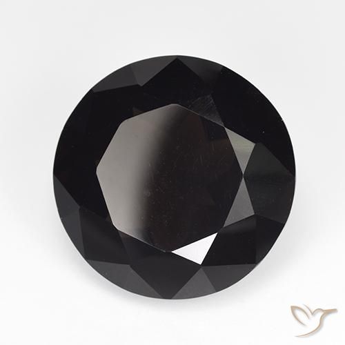 11.30ct Naturale Marrone scuro Quarzo fumé, Rotondo, VVS-VS