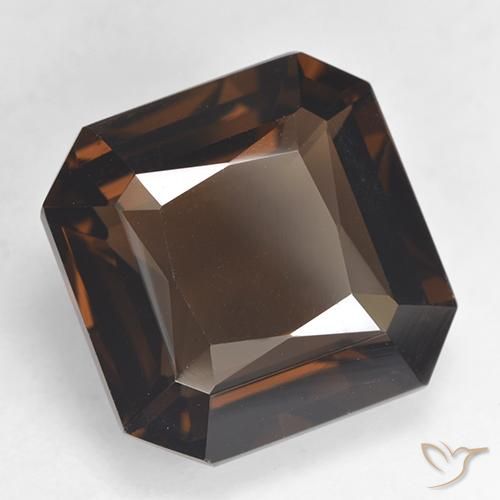 Quarzo fumé Marrone medio naturale da 10.50 ct, Ottagonale / Taglio smeraldo, VVS