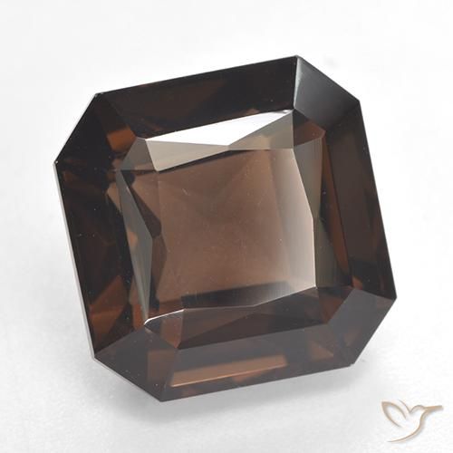 Quarzo fumé Hickory Brown naturale da 8.30 ct, Ottagonale / Taglio smeraldo, VVS