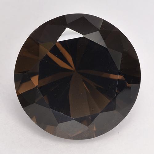 Quarzo fumé naturale marrone da 10,13 ct, taglio rotondo, VVS-VS