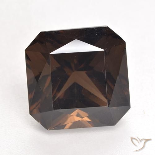 Quarzo fumè Marrone medio naturale da 7.48 ct, Ottagonale / Taglio smeraldo, VVS-VS