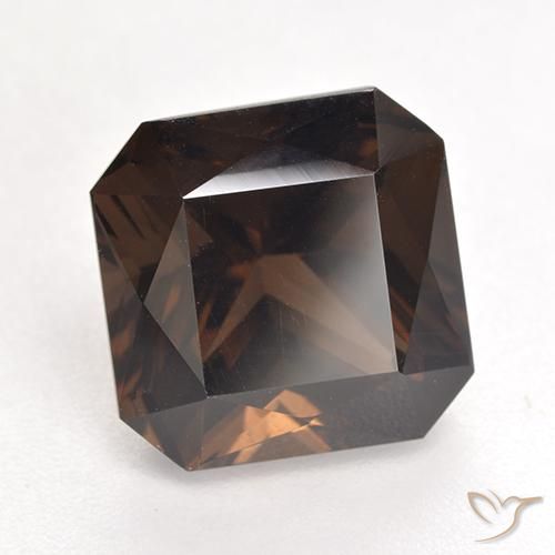 Quarzo fumè Marrone medio naturale da 7.48 ct, Ottagonale / Taglio smeraldo, VVS-VS