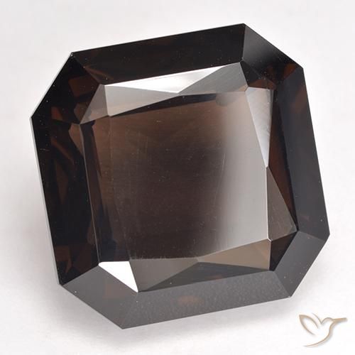 Quarzo fumé Marrone rossastro naturale da 12.52 ct, Ottagonale / Taglio smeraldo, VVS-VS