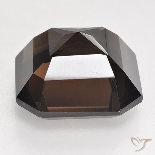 Quarzo fumé Marrone rossastro naturale da 12.52 ct, Ottagonale / Taglio smeraldo, VVS-VS