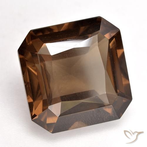 Quarzo fumé Hickory Brown naturale da 9.51 ct, Ottagonale / Taglio smeraldo, VS