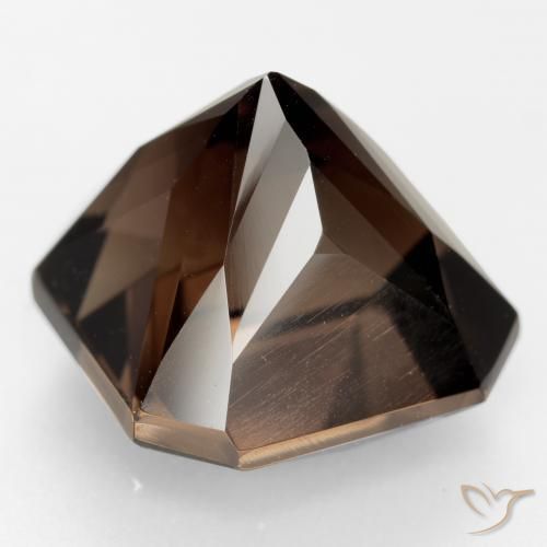 Quarzo fumé Marrone medio naturale da 13.36 ct, Ottagonale / Taglio smeraldo, VVS-VS