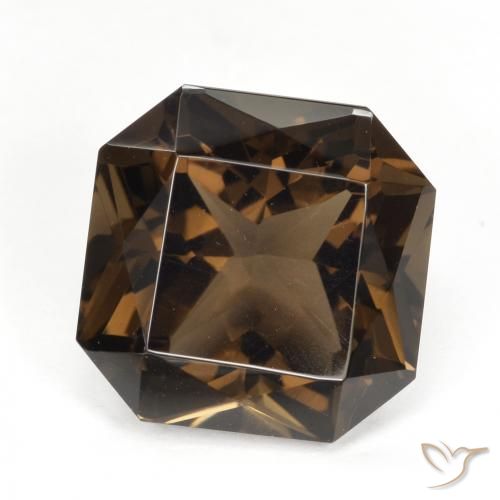 Quarzo fumè Marrone naturale da 8.41 ct, Ottagonale / Taglio smeraldo, VVS