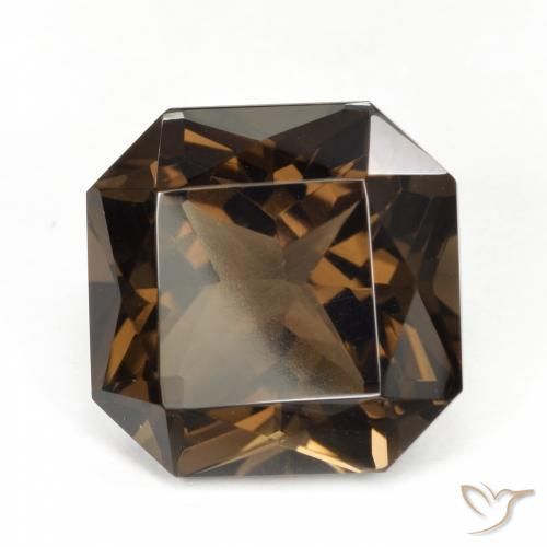 Quarzo fumè Marrone naturale da 8.41 ct, Ottagonale / Taglio smeraldo, VVS