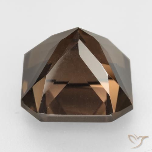 Quarzo fumé Marrone naturale da 10.94 ct, Ottagonale / Taglio smeraldo, VVS-VS