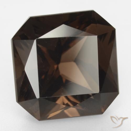 Quarzo fumé Marrone naturale da 13.18 ct, Ottagonale / Taglio smeraldo, VVS-VS
