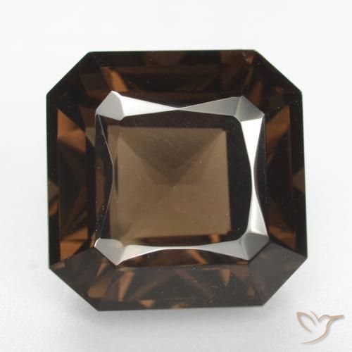 Quarzo fumè Marrone naturale da 8.59 ct, Ottagonale / Taglio smeraldo, VVS