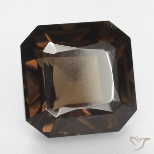 Quarzo fumè Marrone naturale da 8.59 ct, Ottagonale / Taglio smeraldo, VVS
