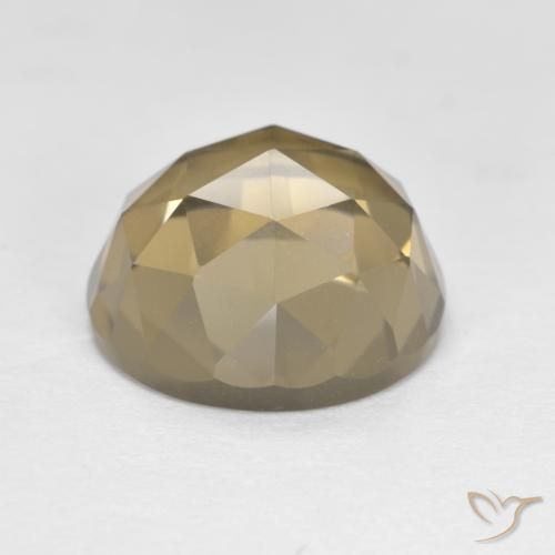 Quarzo fumé marrone moka naturale da 4.97 ct, Ovale, VVS-VS