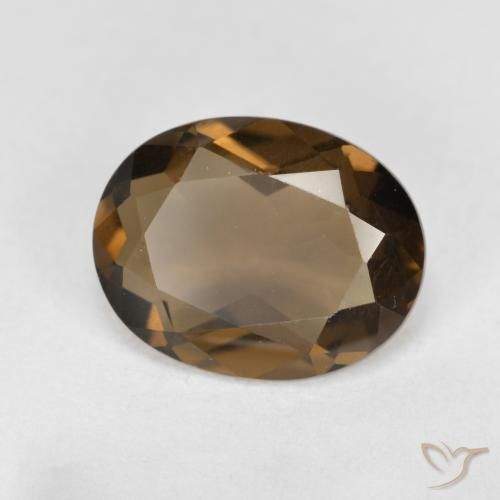 Quarzo fumé Pan di zenzero marrone naturale da 3.08 ct, Ovale, VS