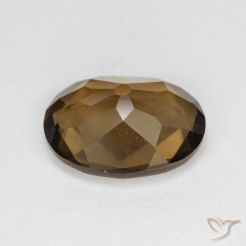 Quarzo fumé Pan di zenzero marrone naturale da 3.08 ct, Ovale, VS