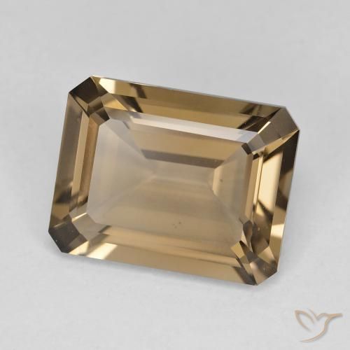 Quarzo fumé Marrone medio-chiaro naturale da 5.51 ct, Ottagonale / Taglio smeraldo, VVS-VS