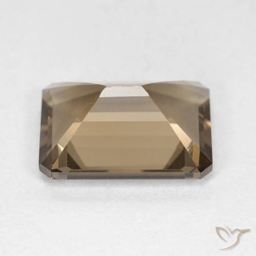 Quarzo fumé Marrone chiaro naturale da 5.20 ct, Ottagonale / Taglio smeraldo, VVS-VS