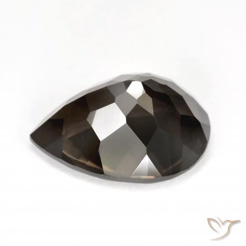 Quarzo fumè Marrone medio naturale da 6.50 ct, Forma a pera, VS