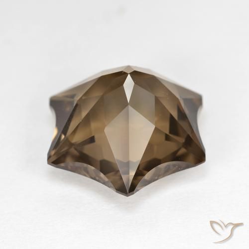 Quarzo fumé Moka chiaro naturale da 9.61 ct, Taglio a fantasia, VVS