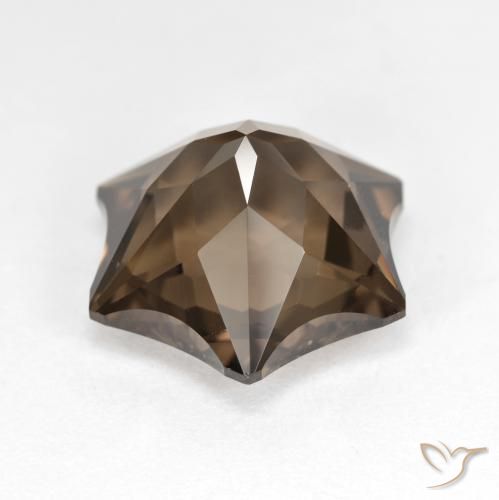 Quarzo fumé Pan di zenzero marrone naturale da 9.76 ct, Taglio a fantasia, VVS