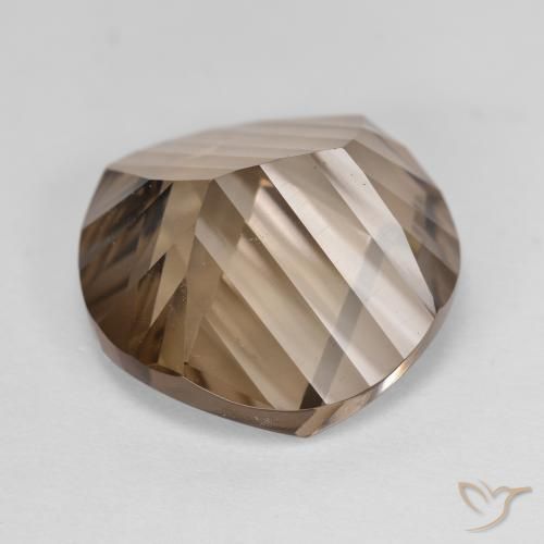 Quarzo fumé Moka chiaro naturale da 9.93 ct, Rotondo, VVS-VS