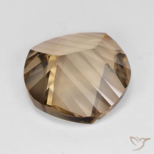 Quarzo fumé Marrone caldo naturale da 9.26 ct, Rotondo, VVS-VS