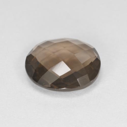 Quarzo fumé naturale marrone da 1,72 ct, taglio ovale, VVS-VS