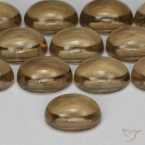 Quarzo fumé Marrone caldo naturale da 0.57 ct, Ovale, Trasparente
