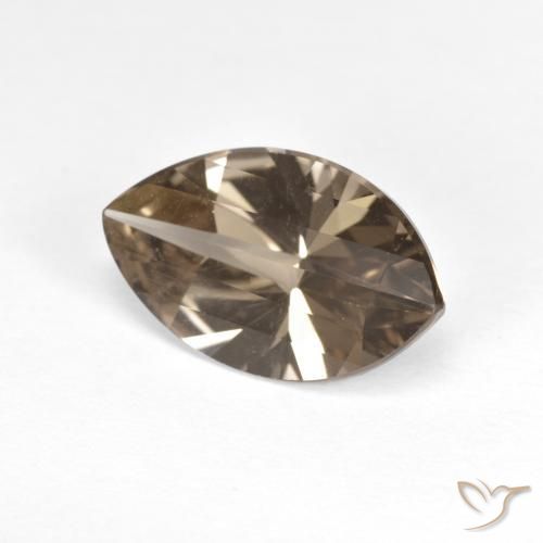 Quarzo fumé ombra marrone naturale da 2.43 ct, Taglio marquise, VVS